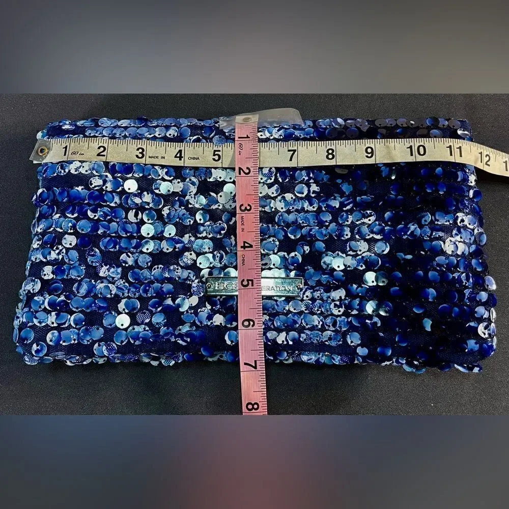 BCBGeneration - Blue sparkle clutch
